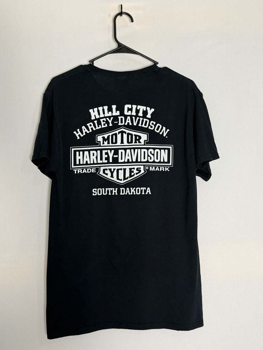 Harley-Davidson T-Shirt Size M Black - Hill City South Dakota Graphic